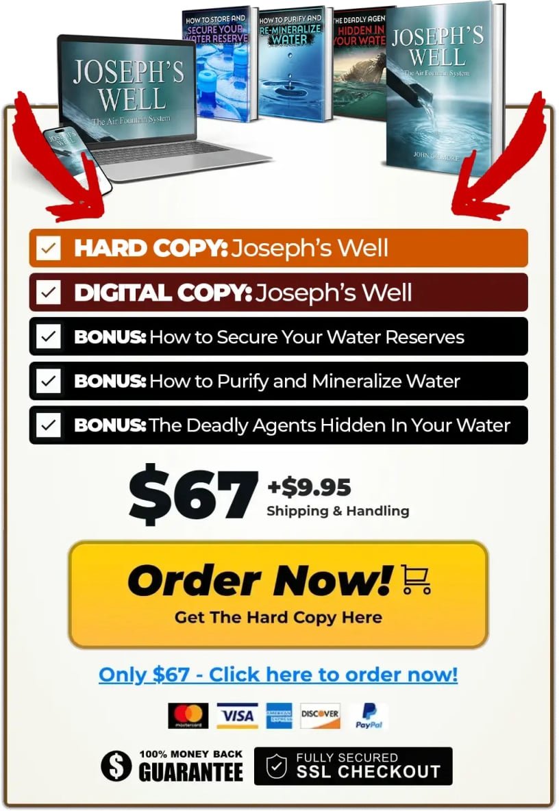 Joseph's Well System Price